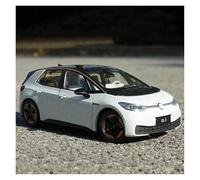 KWZGHOLJ Scale Finished Model Car 1:18 For Volkswagen ID.3 SUV Alloy Die-casting Scale Model Car Replica Vehicle Static Display Die-cast Vehicle(White)