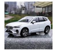 KWZGHOLJ Scale Finished Model Car 1:18 For Volvo XC60 2022 SUV Alloy Die-casting Scale Model Car Replica Vehicle Static Display Die-cast Vehicle(White)