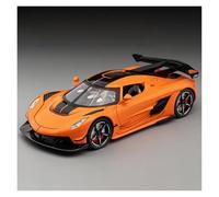 KWZGHOLJ Scale Finished Model Car 1:22 For Koenigsegg Jesko Supercar Alloy Diecast Model Car Replica Vehicle Display Decorations Collection Die-cast Vehicle(Orange)