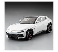 KWZGHOLJ Scale Finished Model Car 1:22 Scale For Ferrari Purosangues FUV Alloy Diecast Car Model Simulation Static Vehicle Model Collection Die-cast Vehicle(White)