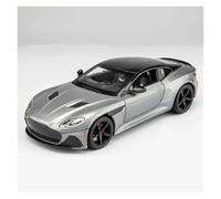 KWZGHOLJ Scale Finished Model Car 1:24 For Aston Martin DBS Alloy Diecast Car Model Simulation Pull-back Vehicle Collection Souvenir Die-cast Vehicle(Silver)