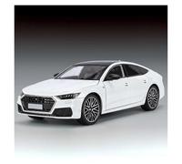 KWZGHOLJ Scale Finished Model Car 1:24 For Audi A7 Coupe Alloy Diecast Model Car Replica Vehicle Display Decorations Collection Die-cast Vehicle(White)