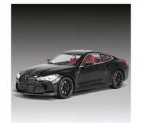 KWZGHOLJ Scale Finished Model Car 1:24 For BMW M4 Coupe Metal Die Cast Simulation Car Model Static Ornament Souvenirs Die-cast Vehicle(Black)