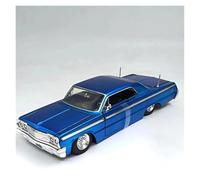 KWZGHOLJ Scale Finished Model Car 1:24 For Chevrolet Impala 1964 Alloy Simulation Car Model Static Miniature Vehicle Collection Souvenir Die-cast Vehicle