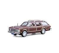 KWZGHOLJ Scale Finished Model Car 1:24 For Chrysler Lebaron Rural Touring Alloy Die-cast Car Model Miniature Vehicle Replica Adult Collection Die-cast Vehicle(Brown)