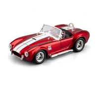 KWZGHOLJ Scale Finished Model Car 1:24 For Ford Shelby Cobra 427 Roadster 1965 S/C Metal Diecast Car Model Simulation Scale Vehicle Ornaments Collector Die-cast Vehicle(Red)