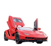 KWZGHOLJ Scale Finished Model Car 1:24 For Lamborghini Centenario LP770 Alloy Diecast Car Model Simulation Vehicles Static Collection Souvenirs Die-cast Vehicle(Red)