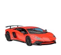 KWZGHOLJ Scale Finished Model Car 1:24 For Lamborghini Huracan Performante Lp750-4 SV Alloy Diecast Car Model Simulation Vehicles Static Collection Die-cast Vehicle(Red)