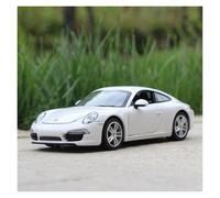 KWZGHOLJ Scale Finished Model Car 1:24 For Porsche 911 Carrera Alloy Die-cast Car Model Classic Miniature Vehicle Collection Display Die-cast Vehicle(White)