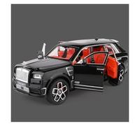 KWZGHOLJ Scale Finished Model Car 1:24 For Rolls Royce Cullinan SUV Alloy Die-cast Car Model Classic Miniature Vehicle Collection Display Die-cast Vehicle(Black)