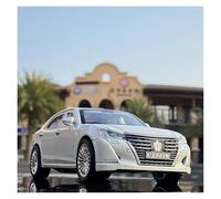 KWZGHOLJ Scale Finished Model Car 1:24 For Toyota Crown Sedan Alloy Die-cast Car Model Classic Miniature Vehicle Collection Display Die-cast Vehicle(White)