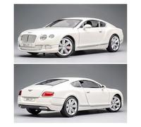 KWZGHOLJ Scale Finished Model Car 1:24 Scale For Bentley Continental GT Alloy Car Model Simulation Miniature Diecasts Vehicle Ornaments Die-cast Vehicle(White)
