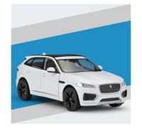 KWZGHOLJ Scale Finished Model Car 1:24 Scale For JAGUAR F-Pace SUV Simulation Alloy Car Model Static Vehicle Collectible Ornament Die-cast Vehicle(White)