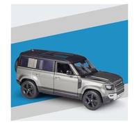 KWZGHOLJ Scale Finished Model Car 1:24 Scale For Land Rover Defender 110 2022 SUV Alloy Car Model Simulation Diecast Miniature Vehicle Collection Die-cast Vehicle(Chrome)