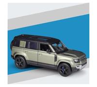 KWZGHOLJ Scale Finished Model Car 1:24 Scale For Land Rover Defender 110 2022 SUV Alloy Car Model Simulation Diecast Miniature Vehicle Collection Die-cast Vehicle(Green)