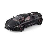 KWZGHOLJ Scale Finished Model Car 1:24 Scale For McLaren 720s Supercar Alloy Car Model Metal Diecast Static Miniature Vehicle Home Decor Die-cast Vehicle(Black)