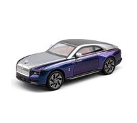 KWZGHOLJ Scale Finished Model Car 1:24 Scale For Rolls Royce Spectre Coupe Luxury Car Model Metal Diecast Vehicle Ornament Display Die-cast Vehicle(Blue)