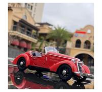 KWZGHOLJ Scale Finished Model Car 1:32 For Audi WANDERER W25K Simulation Metal Diecast Car Model Miniature Pull Back Vehicle Collection Die-cast Vehicle(Red)
