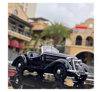 KWZGHOLJ Scale Finished Model Car 1:32 For Audi WANDERER W25K Simulation Metal Diecast Car Model Miniature Pull Back Vehicle Collection Die-cast Vehicle(Black)