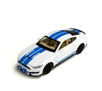 KWZGHOLJ Scale Finished Model Car 1:32 For Ford Mustang Shelby GT350 Simulation Alloy Car Model Pullback Vehicle Decorative Ornaments Die-cast Vehicle(White)