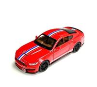 KWZGHOLJ Scale Finished Model Car 1:32 For Ford Mustang Shelby GT350 Simulation Alloy Car Model Pullback Vehicle Decorative Ornaments Die-cast Vehicle(Red)