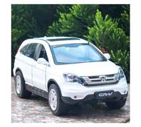 KWZGHOLJ Scale Finished Model Car 1:32 For HONDA CRV SUV Simulation Alloy Finished Product Car Model Diecast Metal Vehicle Collection Souvenir Die-cast Vehicle(White)