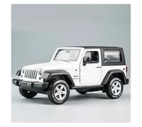 KWZGHOLJ Scale Finished Model Car 1:32 For Jeeps Wrangler Rubicon Alloy Simulation Car Model Miniature Vehicle Decorative Ornaments Die-cast Vehicle(White)