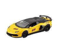 KWZGHOLJ Scale Finished Model Car 1:32 For Lamborghini SVJ 63 Alloy Die Cast Simulation Car Model Static Miniature Vehicle Collectible Display Die-cast Vehicle(Yellow)