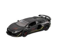 KWZGHOLJ Scale Finished Model Car 1:32 For Lamborghini SVJ 63 Alloy Die Cast Simulation Car Model Static Miniature Vehicle Collectible Display Die-cast Vehicle(Black)