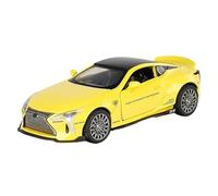 KWZGHOLJ Scale Finished Model Car 1:32 For LEXUS LC500 Sports Metal Diecast Car Model Simulation Scale Vehicle Ornaments Collector Die-cast Vehicle(Yellow)