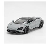 KWZGHOLJ Scale Finished Model Car 1:32 For McLaren 765LT Supercar Alloy Diecast Car Model Simulation Miniature Vehicle Collection Hobbies Die-cast Vehicle(Chrome)
