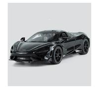 KWZGHOLJ Scale Finished Model Car 1:32 For McLaren 765LT Supercar Alloy Diecast Simulation Finished Product Vehicle Collection Decoration Die-cast Vehicle(Black)