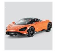 KWZGHOLJ Scale Finished Model Car 1:32 For McLaren 765LT Supercar Alloy Diecast Simulation Finished Product Vehicle Collection Decoration Die-cast Vehicle(Orange)