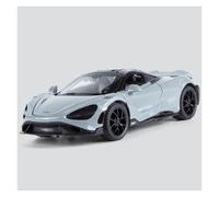 KWZGHOLJ Scale Finished Model Car 1:32 For McLaren 765LT Supercar Alloy Diecast Simulation Finished Product Vehicle Collection Decoration Die-cast Vehicle(Chrome)