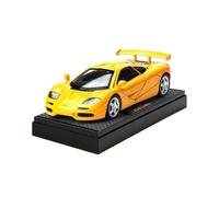 KWZGHOLJ Scale Finished Model Car 1:32 For McLaren F1 XP4 XP5 1933 Alloy Die Cast Simulation Car Model Static Miniature Vehicle Collectible Display Die-cast Vehicle(Yellow)