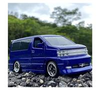 KWZGHOLJ Scale Finished Model Car 1:32 For Nissan Elgrand FABULOUS MPV Alloy Simulation Car Model Miniature Vehicle Decorative Ornaments Die-cast Vehicle(Blue)