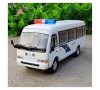 KWZGHOLJ Scale Finished Model Car 1:32 For Toyota Coaster Bus Simulation Alloy Finished Product Car Model Diecast Metal Vehicle Collection Souvenir Die-cast Vehicle(White)