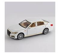 KWZGHOLJ Scale Finished Model Car 1:32 For Toyota CROWN Alloy Diecast Car Model Miniature Replica Vehicle Collection Souvenir Die-cast Vehicle(White)