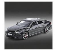 KWZGHOLJ Scale Finished Model Car 1:32 Scale For AUDI RS7 Coupe Simulation Alloy Diecast Car Model Souvenir Ornaments Display Die-cast Vehicle(Black)