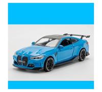 KWZGHOLJ Scale Finished Model Car 1:32 Scale For BMW M4 Coupe Alloy Diecast Car Model Simulation Static Miniature Vehicle Collector Die-cast Vehicle(Blue)
