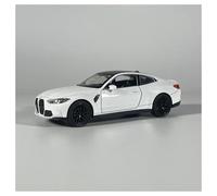 KWZGHOLJ Scale Finished Model Car 1:32 Scale For BMW M4 Coupe Die-cast Car Model Simulation Miniature Pull-back Vehicle Collection Die-cast Vehicle(White)