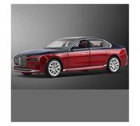 KWZGHOLJ Scale Finished Model Car 1:32 Scale For BMW THE I7 G70 M70L Sedan Simulation Alloy Diecast Car Model Souvenir Ornaments Display Die-cast Vehicle(Red)