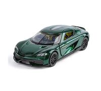 KWZGHOLJ Scale Finished Model Car 1:32 Scale For Koenigsegg Gemera GT Simulation Alloy Diecast Car Model Souvenir Ornaments Display Die-cast Vehicle(Green)