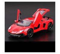 KWZGHOLJ Scale Finished Model Car 1:32 Scale For Lamborghini Aventador LP750-4 Alloy Diecast Car Model Simulation Miniature Vehicle Display Ornament Die-cast Vehicle(Red)