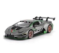 KWZGHOLJ Scale Finished Model Car 1:32 Scale For Lamborghini HURACAN ST EVO Diecast Metal Car Model Simulation Finished Vehicle Souvenir Die-cast Vehicle(Chrome)