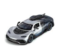 KWZGHOLJ Scale Finished Model Car 1:32 Scale For Mercedes Benz AMG ONE Die-cast Car Model Simulation Miniature Pull-back Vehicle Collection Die-cast Vehicle(Silver)