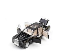 KWZGHOLJ Scale Finished Model Car 1:32 Scale For Rolls Royce Phantom Die-cast Car Model Simulation Miniature Pull-back Vehicle Decorate Collection Die-cast Vehicle(Black)