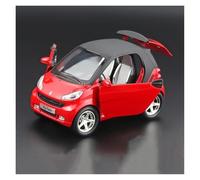KWZGHOLJ Scale Finished Model Car 1:32 Scale For Smart Simulation Alloy Mini Car Model Static Finished Vehicle Collection Die-cast Vehicle(Red)