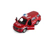 KWZGHOLJ Scale Finished Model Car 1:36 Scale For Ford Explorer SUV Alloy DieCast Luxury Car Model Collectible Ornaments Die-cast Vehicle(Red b)