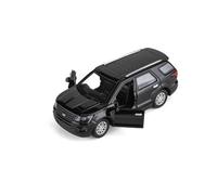 KWZGHOLJ Scale Finished Model Car 1:36 Scale For Ford Explorer SUV Alloy DieCast Luxury Car Model Collectible Ornaments Die-cast Vehicle(Black a)